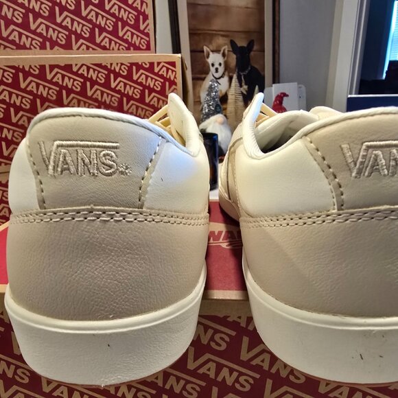 Vans Men's Lowland Cc Leather Marshmallow True White Skate Shoes Size 13 NIB - Picture 7 of 10